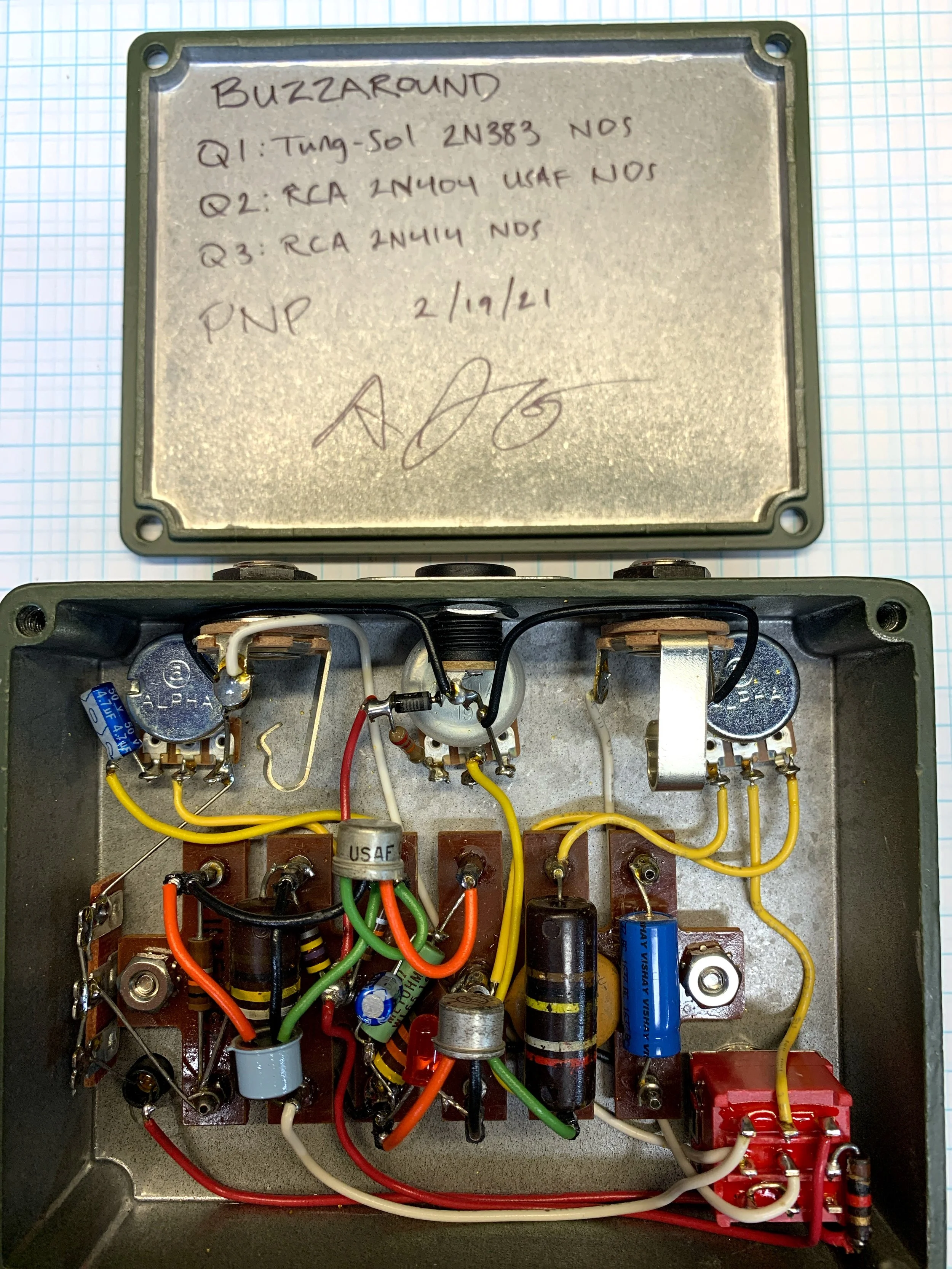 ElectrograveRipperFuzz DB＋GAINCONTROL＋α Rarities, Prototypes, and One-offs — Acorn Amplifiers | Effects